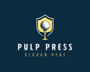 Golf Sports Competition logo design