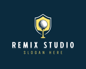 Golf Sports Competition logo design