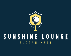 Golf Sports Competition logo design