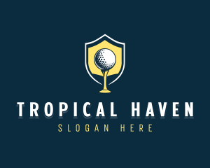 Golf Sports Competition logo design