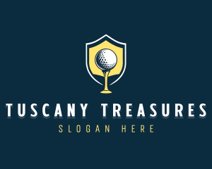 Golf Sports Competition logo design