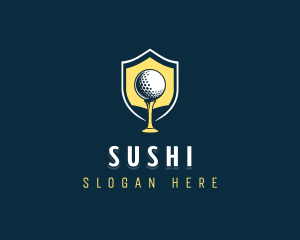 Golf Sports Competition logo design