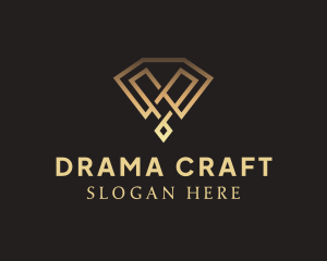 Diamond Jewelry Craft logo design