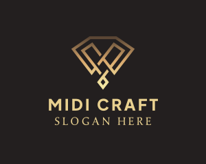 Diamond Jewelry Craft logo design