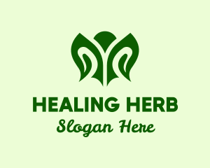 Nature Leaf Herb logo design