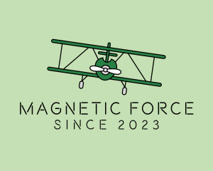 Military War Aircraft logo design