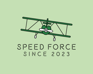 Military War Aircraft logo design