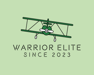 Military War Aircraft logo design