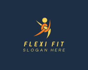 Human Fitness Coach  logo design