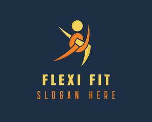 Human Fitness Coach  logo design