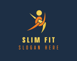 Human Fitness Coach  logo design