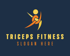 Human Fitness Coach  logo design