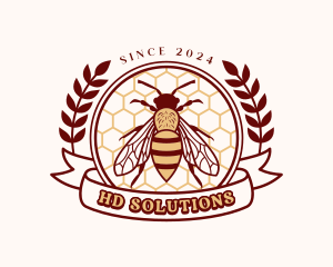 Beekeeper Honeycomb Apothecary Logo