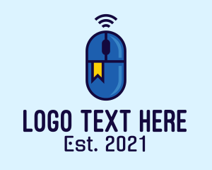 Wifi - Wifi Computer Mouse logo design