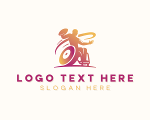 Organizations - Paralympic Wheelchair Disabled logo design