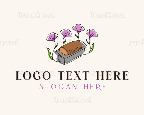 Floral Bread Loaf Logo
