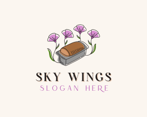 Bread Loaf - Floral Bread Loaf logo design