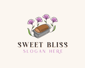 Floral Bread Loaf logo design