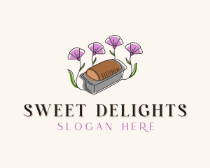 Floral Bread Loaf logo design