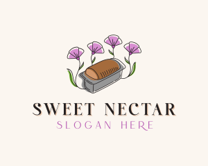 Floral Bread Loaf logo design