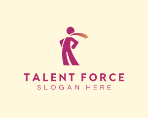 Workforce - Manpower Recruitment Worker logo design