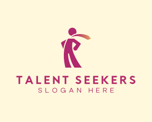 Recruitment - Manpower Recruitment Worker logo design