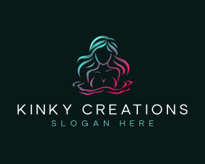 Woman Sexy Body logo design