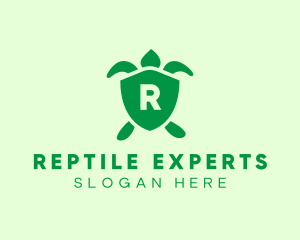 Turtle Reptile Zoo logo design