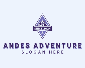 Adventure Mountaineering Summit logo design