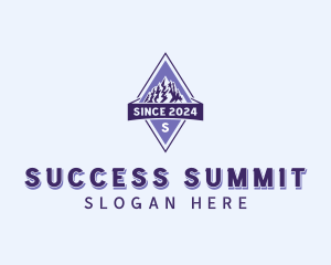 Adventure Mountaineering Summit logo design