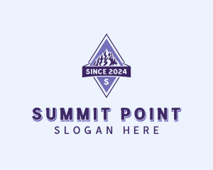 Adventure Mountaineering Summit logo design