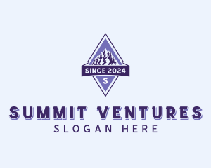 Adventure Mountaineering Summit logo design