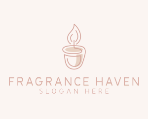 Scented - Scented Candle Decor logo design