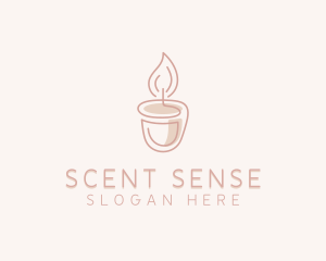 Scented Candle Decor logo design