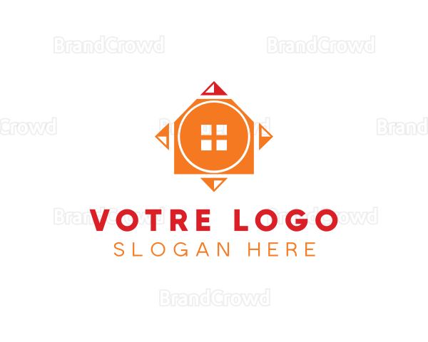 Geometric House Property Logo