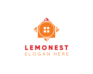 Geometric House Property Logo