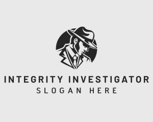 Detective Spy Investigator logo design