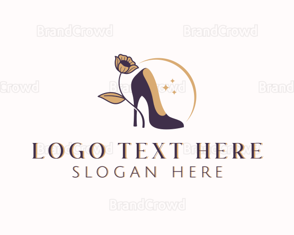 Floral Stiletto Heels Logo