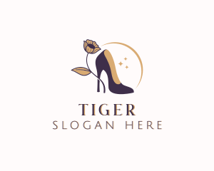 Floral Stiletto Heels Logo