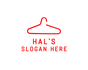 Clothes Hanger Fashion Logo