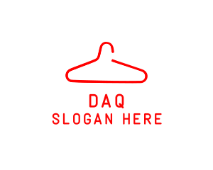 Clothes Hanger Fashion Logo