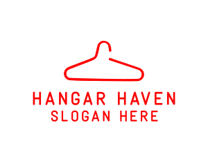 Hanger - Clothes Hanger Fashion logo design