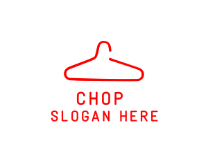 Clothes Hanger Fashion logo design