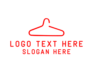 Hub - Clothes Hanger Fashion logo design