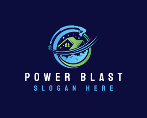 Power Wash Cleaning logo design