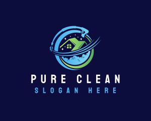 Power Wash Cleaning logo design