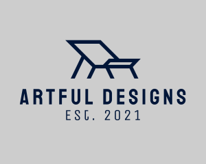 Beach Chair Furniture logo design