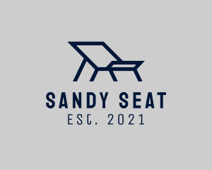 Beach Chair Furniture logo design