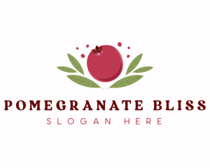 Pomegranate - Pomegranate Fruit Market logo design