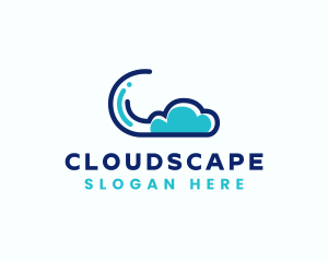 Database Cloud Network logo design